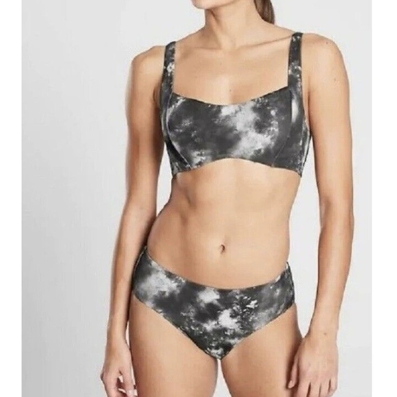 NWOT Athleta Set Entwined Bikini Supernova Bottoms S Top 34 B/C - Picture 1 of 10